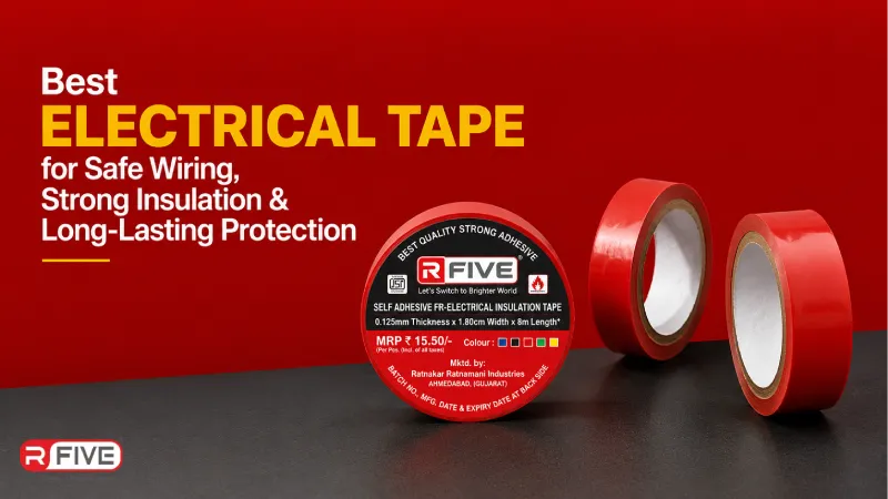 Best Electrical Tape for Safe Wiring, Strong Insulation & Long-Lasting Protection