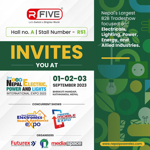 R Five Industries at Electrical Accessories Trade Exhibition - Cable Ties Display