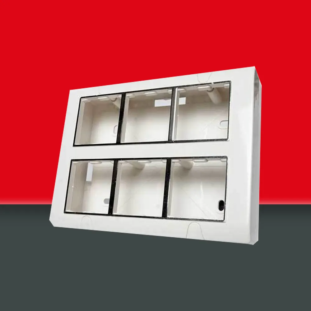 Modular gang box silver line